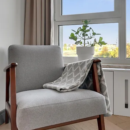 Chlebova - Riverside View Terrace, Free Parking, Gym & Kidsplay By Downtown Danzica