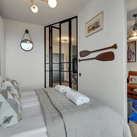 Apartament Chlebova - Riverside View Terrace, Free Parking, Gym & Kidsplay By Downtown Gdańsk