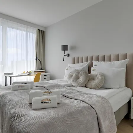 Aparthotel Chlebova - Riverside View Terrace, Free Parking, Gym & Kidsplay By Downtown Danzica