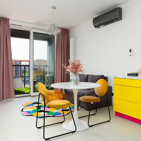 Chlebova - Riverside View Terrace, Free Parking, Gym & Kidsplay By Downtown * Gdańsk