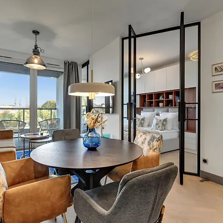 Chlebova - Riverside View Terrace, Free Parking, Gym & Kidsplay By Downtown Gdańsk