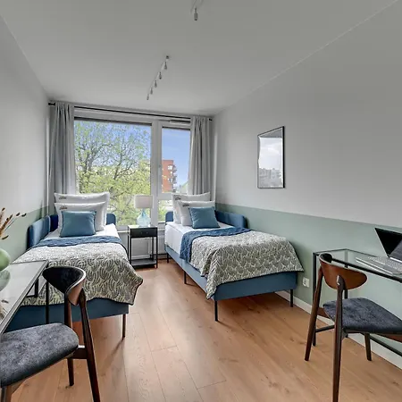Chlebova - Riverside View Terrace, Free Parking, Gym & Kidsplay By Downtown * Gdańsk