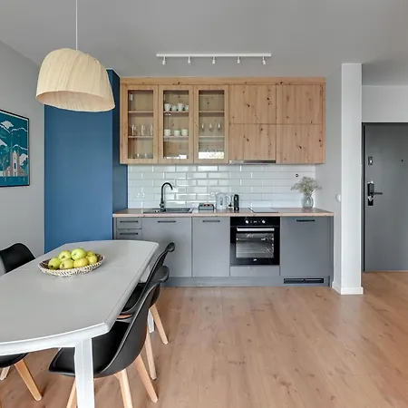 Chlebova - Riverside View Terrace, Free Parking, Gym & Kidsplay By Downtown Gdańsk