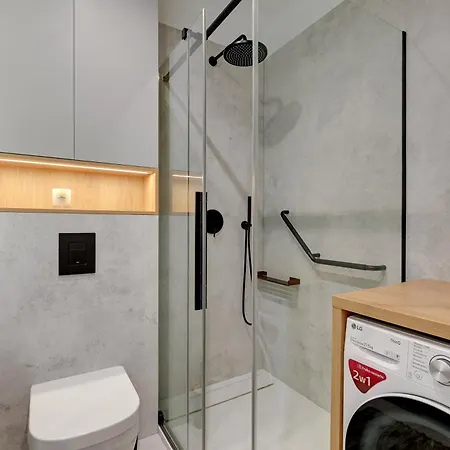 Chlebova - Riverside View Terrace, Free Parking, Gym & Kidsplay By Downtown 4* 格但斯克
