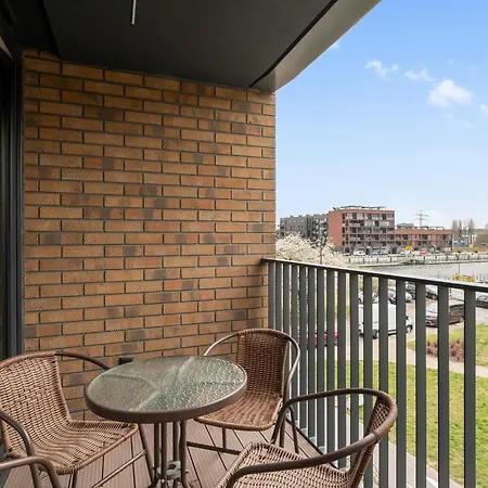 Chlebova - Riverside View Terrace, Free Parking, Gym & Kidsplay By Downtown 4* Danzig