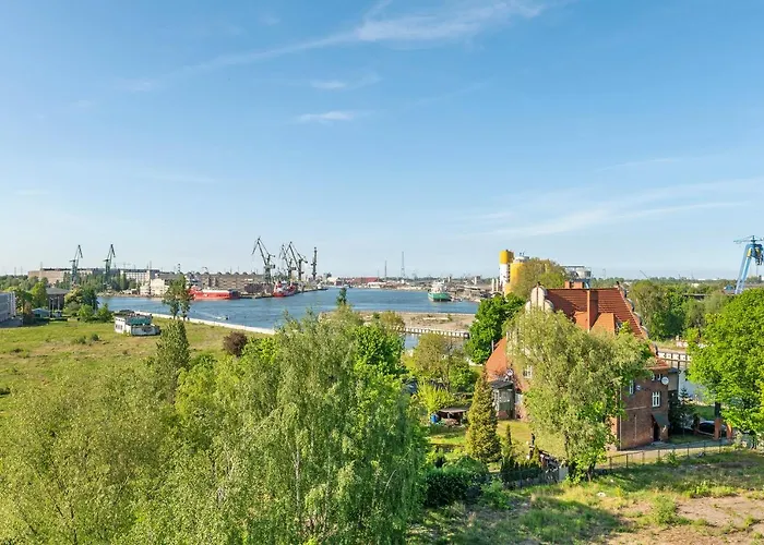 Chlebova - Riverside View Terrace, Free Parking, Gym & Kidsplay By Downtown Lejlighedshotel Gdańsk