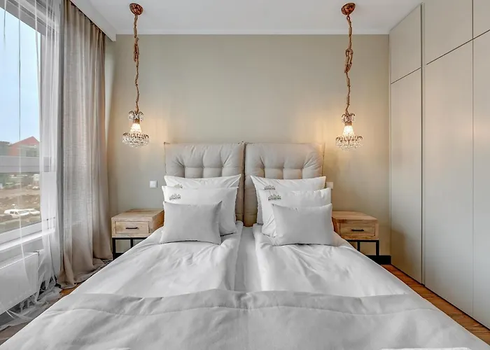 Chlebova - Riverside View Terrace, Free Parking, Gym & Kidsplay By Downtown Lejlighedshotel Gdańsk