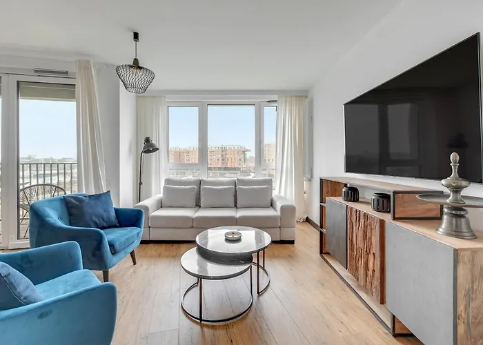 Chlebova - Riverside View Terrace, Free Parking, Gym & Kidsplay By Downtown 4*