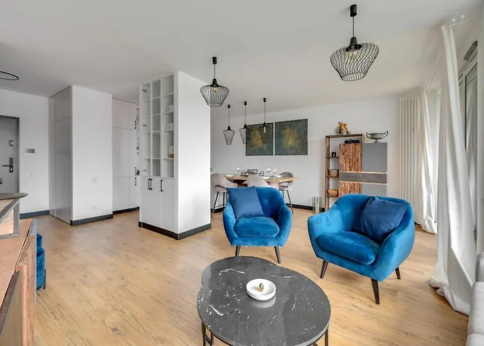 Chlebova - Riverside View Terrace, Free Parking, Gym & Kidsplay By Downtown Aparthotel Danzig