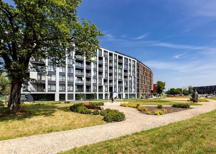 Chlebova - Riverside View Terrace, Free Parking, Gym & Kidsplay By Downtown Aparthotel Danzig
