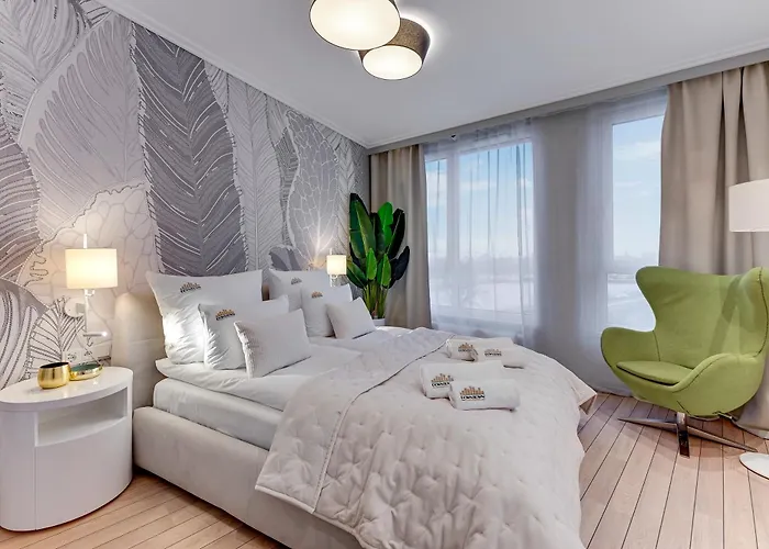 Chlebova - Riverside View Terrace, Free Parking, Gym & Kidsplay By Downtown Danzig