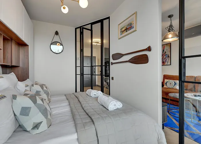 Lejlighedshotel Chlebova - Riverside View Terrace, Free Parking, Gym & Kidsplay By Downtown Gdańsk
