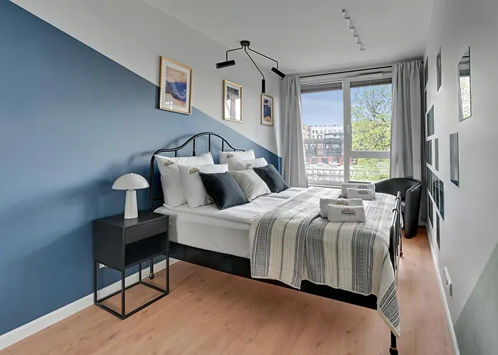 Lejlighedshotel Chlebova - Riverside View Terrace, Free Parking, Gym & Kidsplay By Downtown Gdańsk